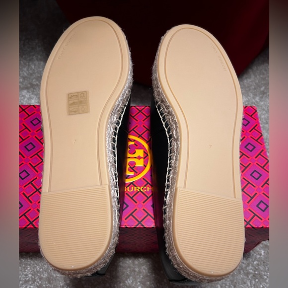 Tory Burch Everly Leather Espadrille - Picture 6 of 7